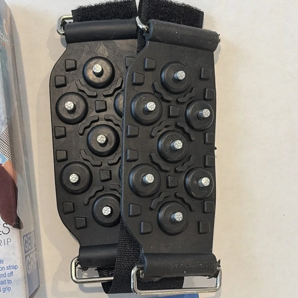 Quad Trek Get A Grip Quick Spikes Ice Cleats Shoe Traction Snow Grip